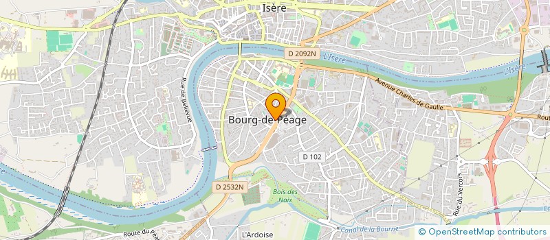 localisation de l'entreprise JUJOLOU  BOURG-DE-PEAGE