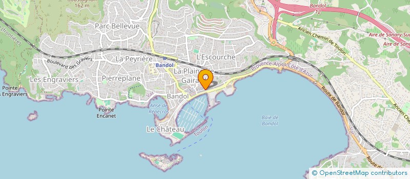 localisation de l'entreprise JUJU à BANDOL