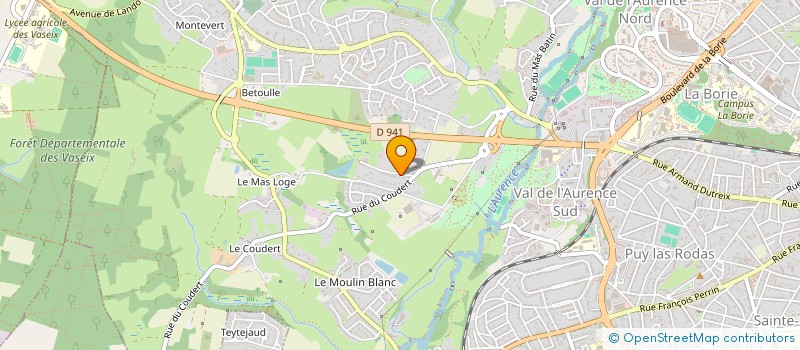 localisation de l'entreprise JUJU à LIMOGES