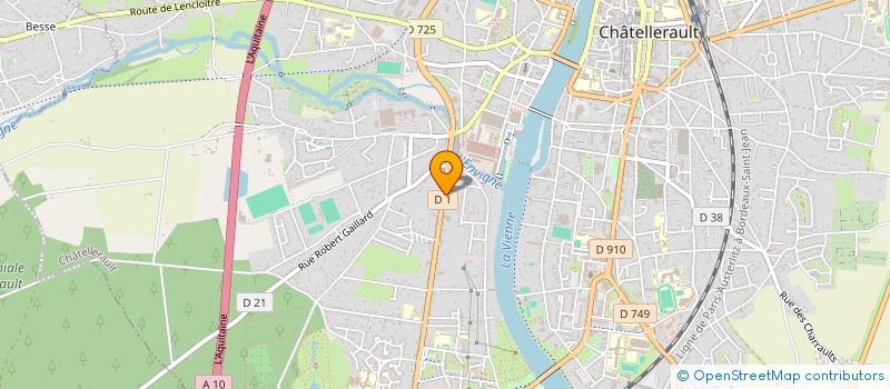 localisation de l'entreprise JUJU FINANCE à CHATELLERAULT