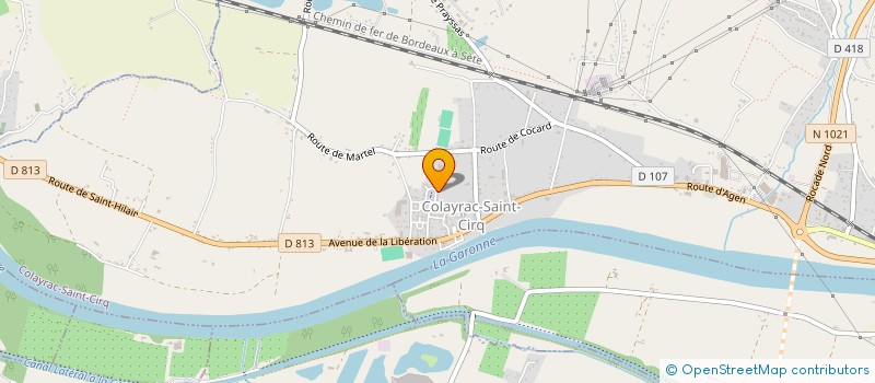 localisation de l'entreprise JUJU PRIMEURS  COLAYRAC-SAINT-CIRQ