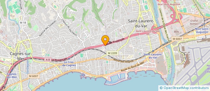 localisation de l'entreprise JUJU RENOVS à CAGNES SUR MER