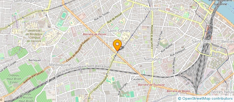 localisation de l'entreprise JUJUB à BORDEAUX