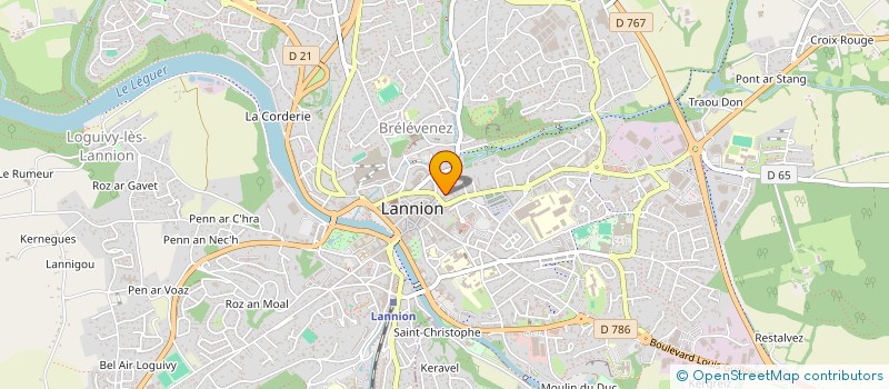 localisation de l'entreprise JUJUKA à LANNION