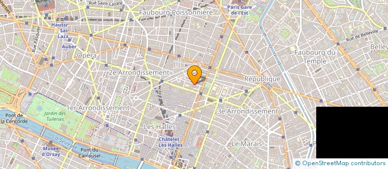 localisation de l'entreprise JUJURIEUX IMPRESSION SERVICES à PARIS