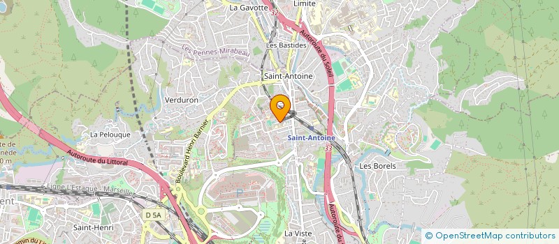 localisation de l'entreprise JUJUTSU ET JUDO à MARSEILLE