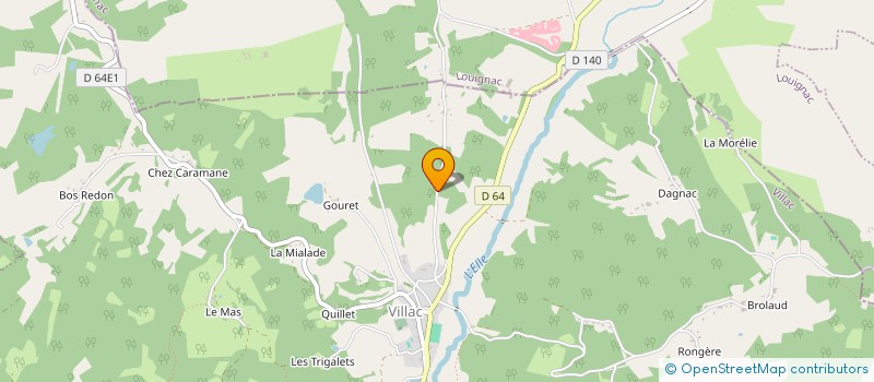 localisation de l'entreprise JUKA  TERRASSON LAVILLEDIEU