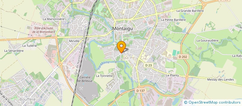 localisation de l'entreprise JUKADOU à MONTAIGU-VENDEE