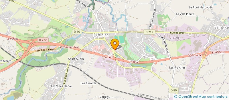 localisation de l'entreprise JUKAMAX  YFFINIAC