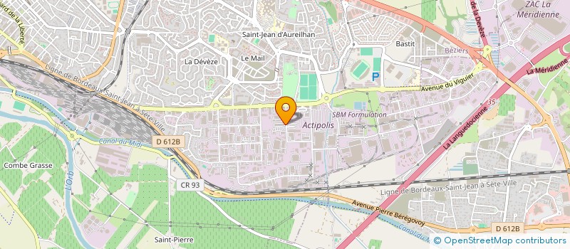 localisation de l'entreprise JUKE  BEZIERS