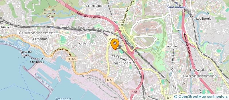 localisation de l'entreprise JUKE INVEST à MARSEILLE