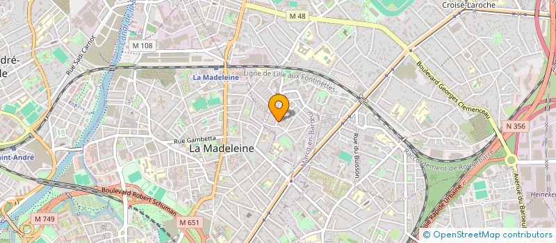 localisation de l'entreprise JUKEPOP FANFARE à MARCQ-EN-BARŒUL
