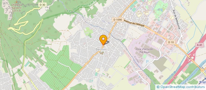 localisation de l'entreprise JUKICAST  BERNIN