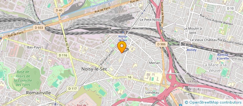 localisation de l'entreprise JUKO à NOISY-LE-SEC
