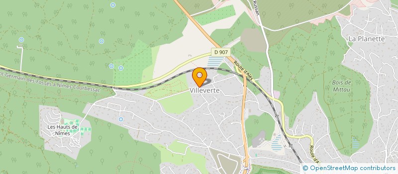 localisation de l'entreprise JUL  NIMES