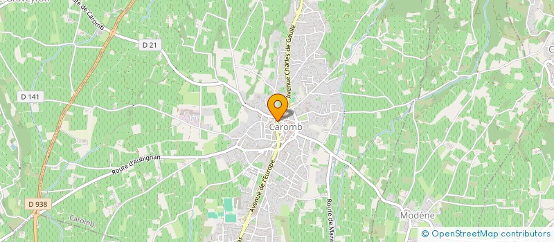 localisation de l'entreprise JUL AMENAGEMENT à CAROMB