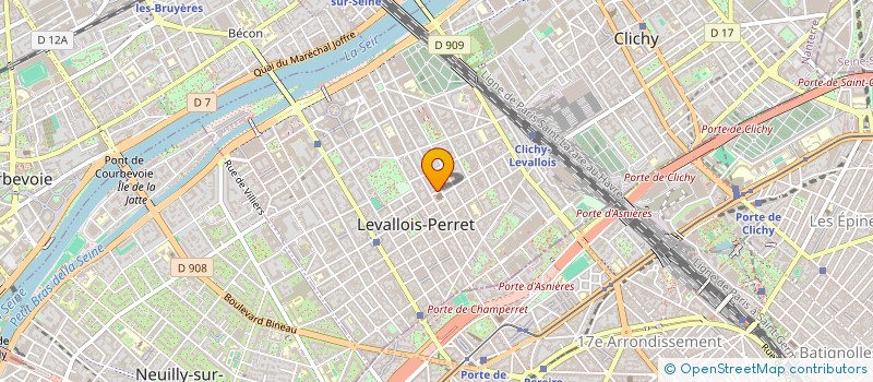 localisation de l'entreprise JUL INVEST à LEVALLOIS-PERRET