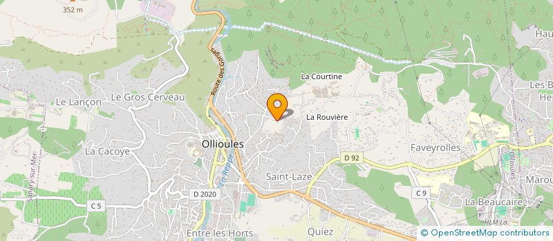 localisation de l'entreprise JUL-TES  OLLIOULES