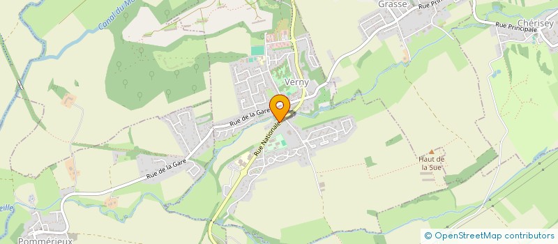 localisation de l'entreprise JUL&VAL  VERNY