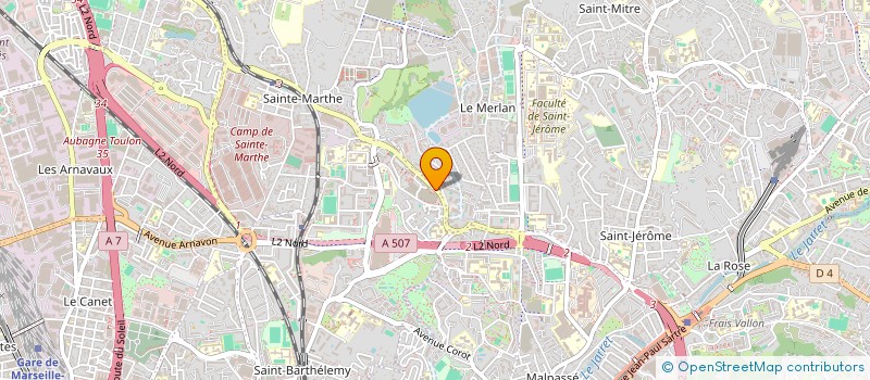 localisation de l'entreprise JUL2G à MARSEILLE