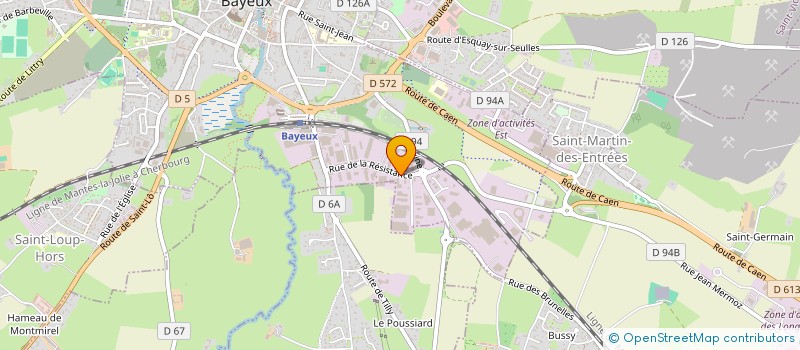 localisation de l'entreprise JULA  BAYEUX