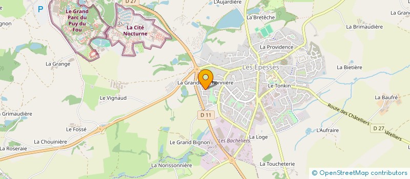 localisation de l'entreprise JULAG  LES EPESSES