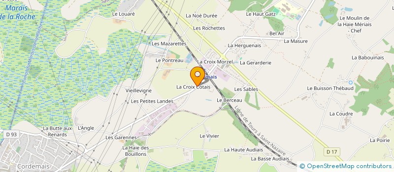 localisation de l'entreprise JULALA  CORDEMAIS