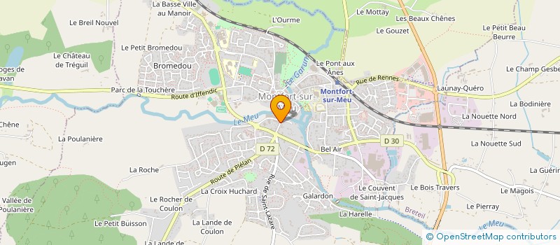 localisation de l'entreprise JULALIX  MONTFORT-SUR-MEU