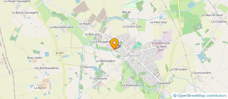 localisation de l'entreprise JULALO  LA PLANCHE