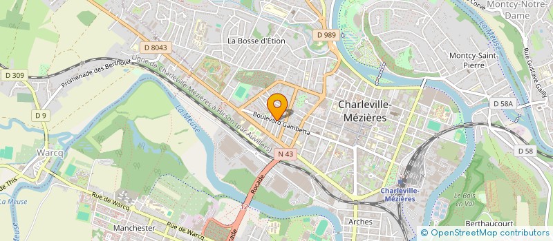 localisation de l'entreprise JULAMB à CHARLEVILLE-MEZIERES
