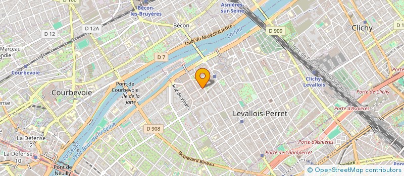 localisation de l'entreprise JULANA à LEVALLOIS-PERRET
