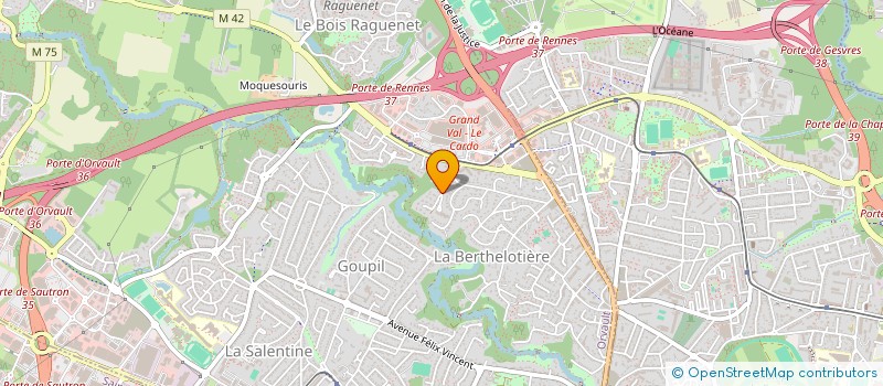localisation de l'entreprise JULANAPOL à ORVAULT