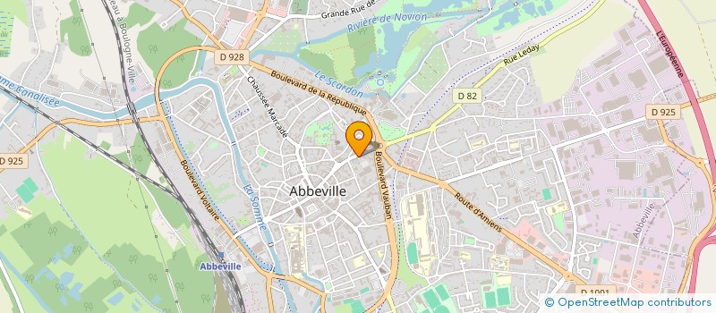 localisation de l'entreprise JULANDRE  ABBEVILLE