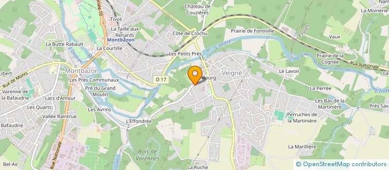 localisation de l'entreprise JULANO à VEIGNE