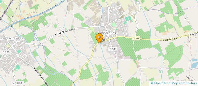localisation de l'entreprise JULANS COMMUNICATION à LANSARGUES