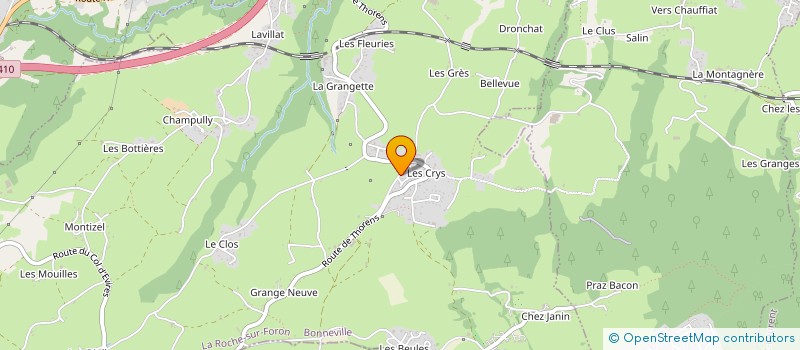 localisation de l'entreprise JULANVAL  LA ROCHE-SUR-FORON