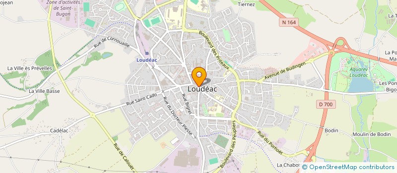 localisation de l'entreprise JULART à LOUDEAC