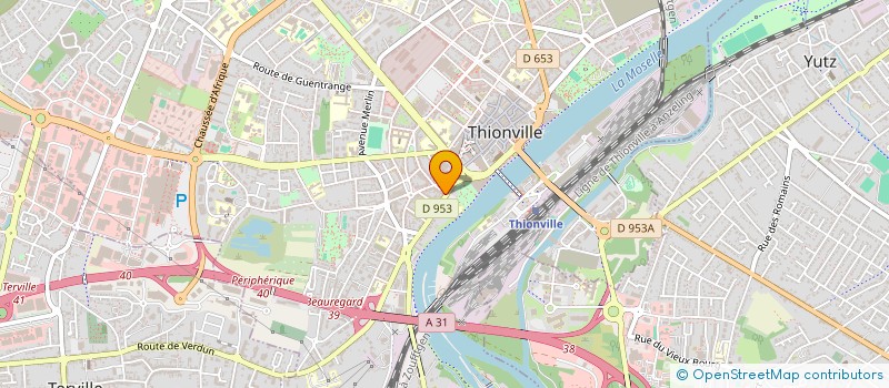 localisation de l'entreprise JULATHE à THIONVILLE