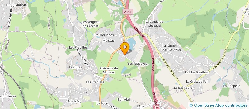 localisation de l'entreprise JULAUNE à FEYTIAT