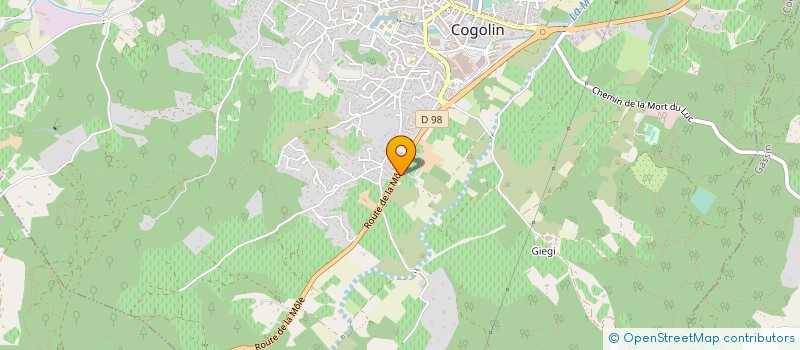localisation de l'entreprise JULAUNI à COGOLIN