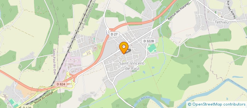 localisation de l'entreprise JULAUR  SAINT-VINCENT-DE-PAUL