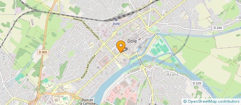 localisation de l'entreprise JULAUTOM à DOLE