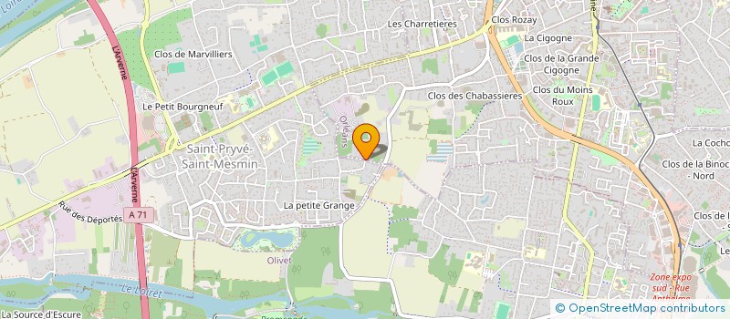 localisation de l'entreprise JULAVIER  ORLEANS