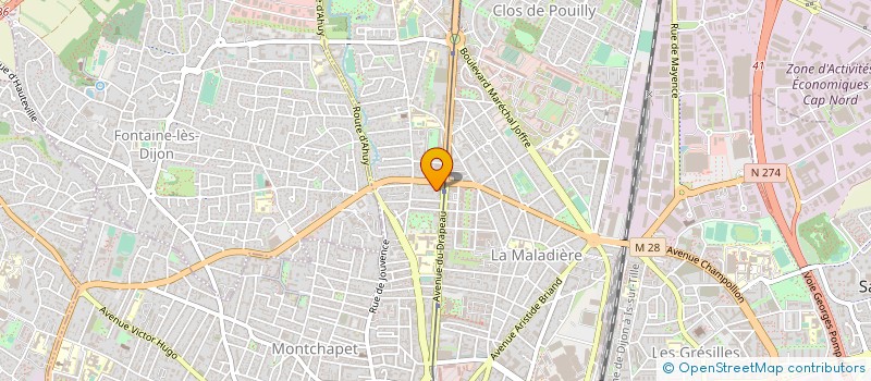 localisation de l'entreprise JULAX à DIJON