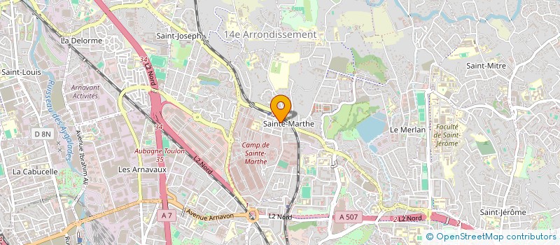 localisation de l'entreprise JULAXE à MARSEILLE