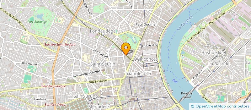 localisation de l'entreprise JULAZIA à BORDEAUX