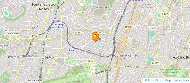 localisation de l'entreprise JULCAM à SCEAUX