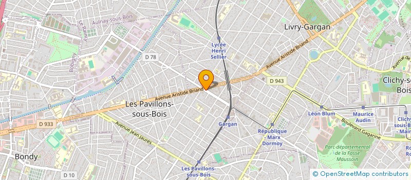 localisation de l'entreprise JULCEL  LES PAVILLONS-SOUS-BOIS