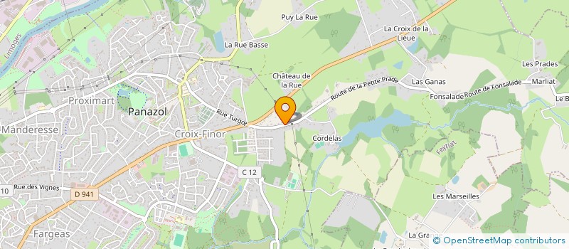 localisation de l'entreprise JULCO à PANAZOL
