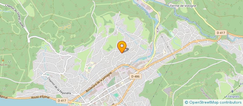 localisation de l'entreprise JULDENAIR ENTREPRISE  LA BRESSE